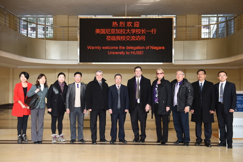 2.2016年12月美国尼亚加拉大学来访交流 2.2016年12月美国尼亚加拉大学来访交流