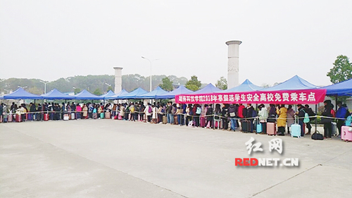 九州在线网站:“爱心巴士”温暖学子回家路