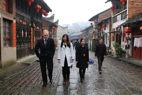 陪同吕克曼教授柳子庙考察 陪同吕克曼教授柳子庙考察