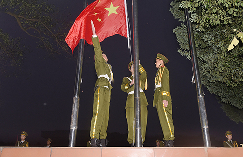 九州在线网站举行万人合唱祝福祖国迎接新年